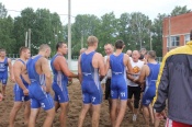 Назаровским спортсменам раздавали живых баранов и поздравляли с праздником