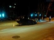 Водитель перевернувшегося авто в городе Назарово был пьян