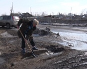 Паводок принес проблемы жителям улицы Крсноармейская