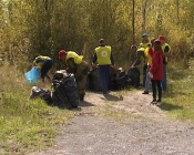 Впервые в городе Назарово провели экологическую акцию «День реки Чулым»