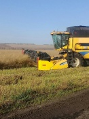 На поля Назаровского района впервые вышла новая уборочная техника