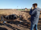 В Назаровском районе местный житель угнал автомобиль и сгорел в нём (фото)