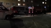 В городе Назарово людей спасали не только пожарные, но и полицейские