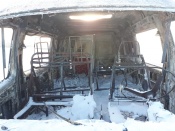 В Назаровском районе от пожара пришлось спасать тело усопшего