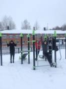 В посёлке Преображенский открыли современную спортивную площадку