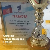 Команда города Назарово заняла 1 место в комплексном зачете XIII зимних спортивных игр