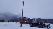В Назаровском районе снова загорелся частный дом