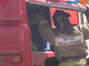 В городе Назарово в пожаре пострадал мужчина