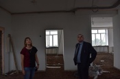В здании детского сада в Глядени активно ведётся ремонт