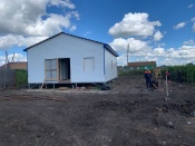 В деревне Чердынь Назаровского района продолжается строительство современного модульного ФАПа 