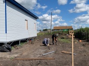 В деревне Чердынь Назаровского района продолжается строительство современного модульного ФАПа 