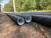 Подрядная организация приступила к замене водопроводных труб между посёлками Бор и Строителей