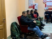 Из города Назарово продолжается отправка мобилизованных горожан и жителей Назаровского района
