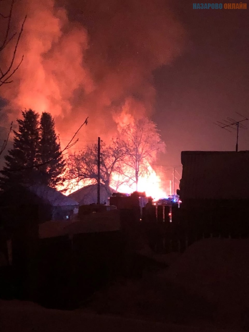 В селе Дорохово произошёл серьезный пожар