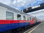 Поликлиника на колёсах: в Назарове остановился «Поезд здоровья»