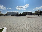 Подготовка фонтанов в Назарове к летнему сезону на финишной прямой