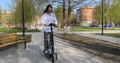 Школьница из Назарово смастерила электросамокат