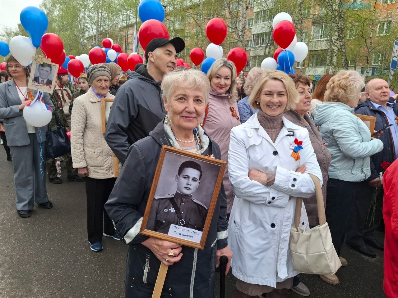 Назаровцы празднуют 80 годовщину Великой Победы